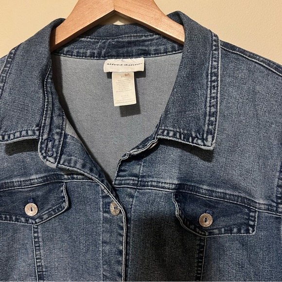Alfred Dunner Blue Denim Jacket - Picture 2 of 5